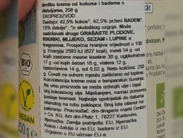 Namaz od kokosa i badema 250 g